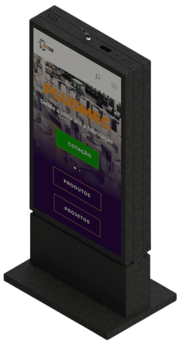 Totem_para_digital_signage__totem_digital__totem_para_loja__totem_de_autoatendimento__totem_para_shopping__totem_gerenciador_de_fila__totem_personalizado_6 Plusmec empresa de Engenharia de projetos como Totem, caçamba mecânica para empilhadeira, projetos em aço inox e muito mais. Na Plusmec você encontra vários modelos de totens como: Totem de autoatendimento, totem de autoatendimento com impressora, totem de autoatendimento restaurante, totem de autoatendimento do poupatempo, Totem gerenciador de fila, totem digital, totem digital interativo, totem digital propaganda, totem digital touch screen. Assim você tem o contato para compra de totem e fica sabendo sobre: fabricantes de totem para shopping, fabricação de totem para shopping, totem de autoatendimento preço, como montar um totem de autoatendimento, quanto custa um totem de autoatendimento, totem digital preço, quanto custa um totem digital.